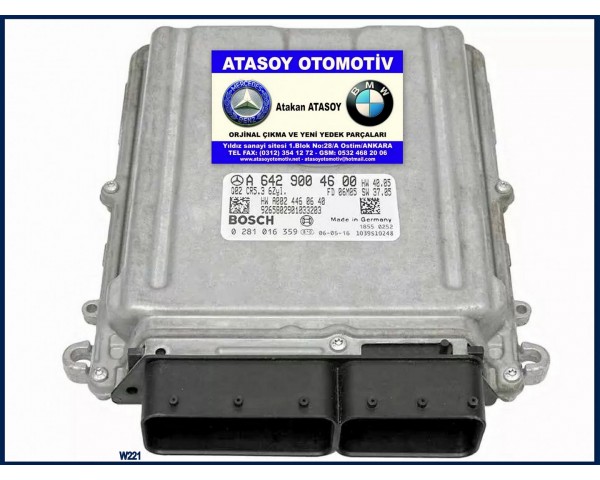 MERCEDES W221 S350CDI MOTOR BEYNİ 6429004600 6429002000 , 6421502800 6421501141 6421503334 6421505472 0281016359 0281016077 0281015345 0281014995 0281014492 0281014367